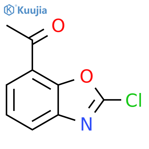 7-Acetyl-2-chlorobenzo[d]oxazole structure