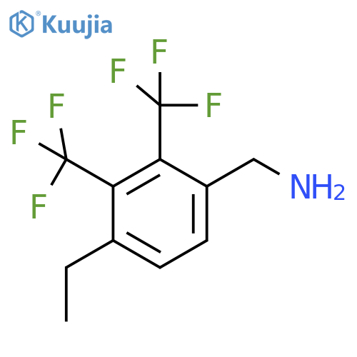2,3-Bis(trifluoromethyl)-4-ethylbenzylamine structure