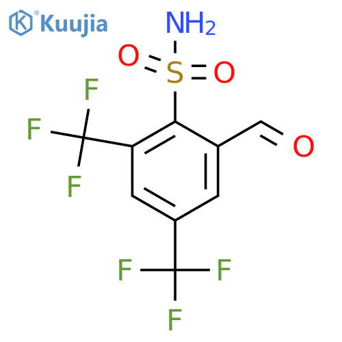 2,4-Bis(trifluoromethyl)-6-formylbenzenesulfonamide structure