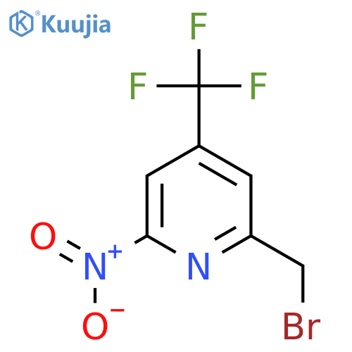 2-Bromomethyl-6-nitro-4-(trifluoromethyl)pyridine structure