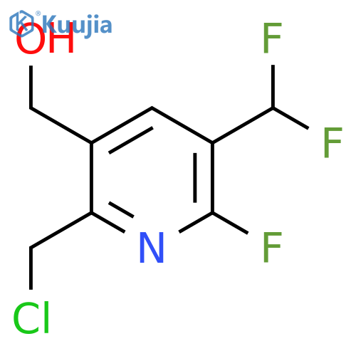 2-(Chloromethyl)-5-(difluoromethyl)-6-fluoropyridine-3-methanol structure