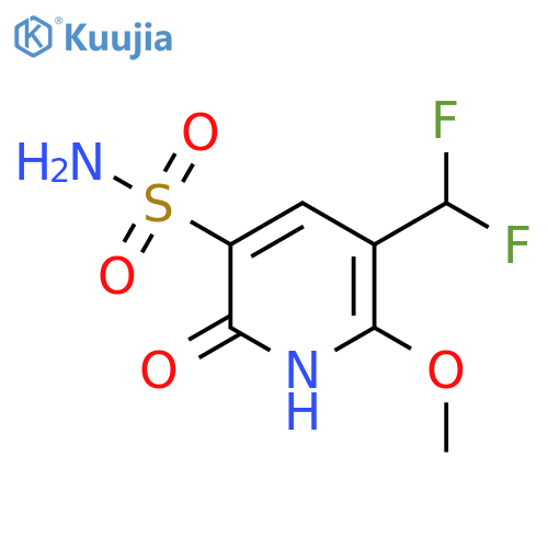 3-(Difluoromethyl)-6-hydroxy-2-methoxypyridine-5-sulfonamide structure