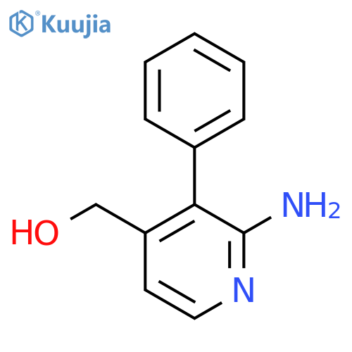 2-Amino-3-phenylpyridine-4-methanol structure