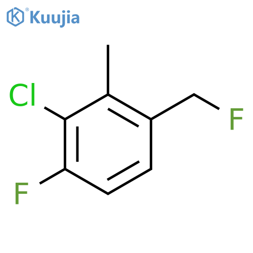 2-Chloro-3-fluoro-6-(fluoromethyl)toluene structure