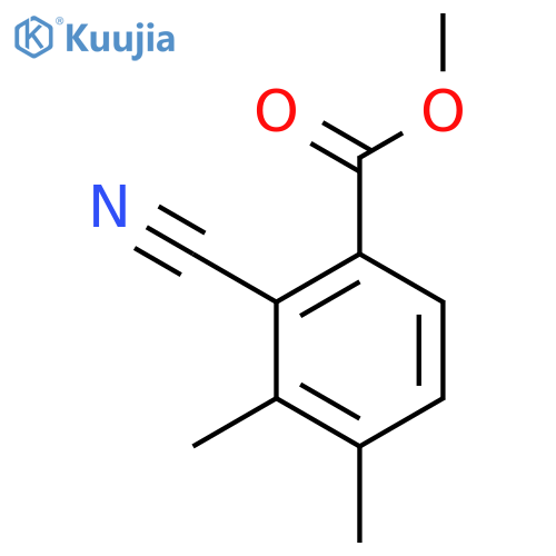 Methyl 2-cyano-3,4-dimethylbenzoate structure