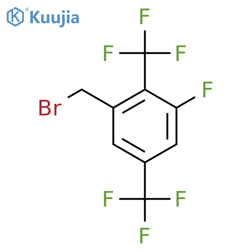 2,5-Bis(trifluoromethyl)-3-fluorobenzyl bromide structure