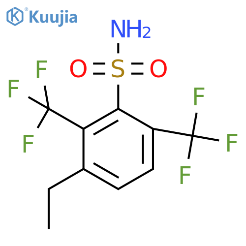 2,6-Bis(trifluoromethyl)-3-ethylbenzenesulfonamide structure