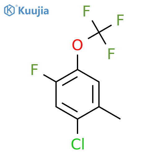 2-Chloro-4-fluoro-5-(trifluoromethoxy)toluene structure