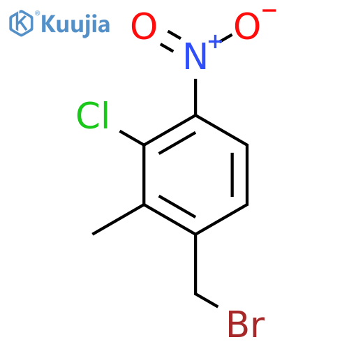 3-Chloro-2-methyl-4-nitrobenzyl bromide structure