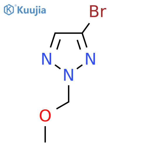 4-bromo-2-(methoxymethyl)-2H-1,2,3-triazole structure