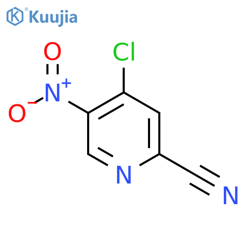 4-Chloro-5-nitropicolinonitrile structure