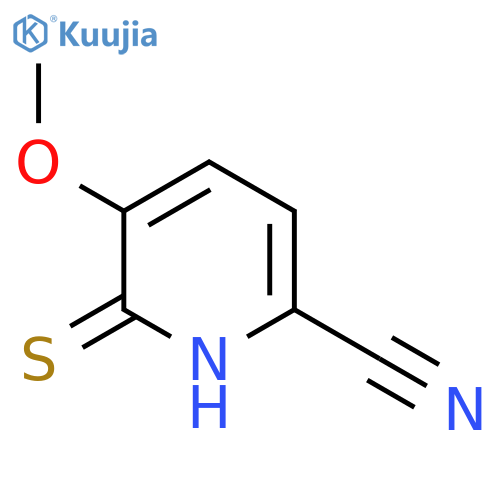 6-Mercapto-5-methoxypicolinonitrile structure