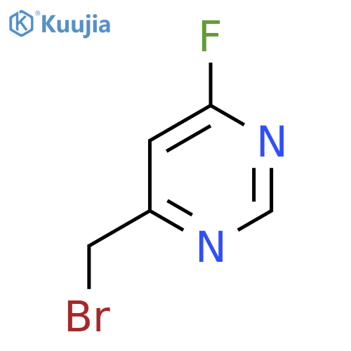 4-Bromomethyl-6-fluoropyrimidine structure