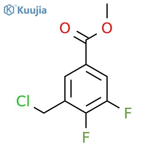 Methyl 5-chloromethyl-3,4-difluorobenzoate structure