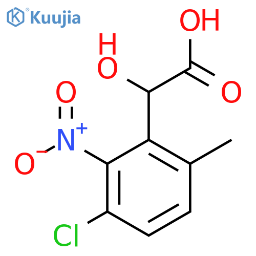 3-Chloro-6-methyl-2-nitromandelic acid structure