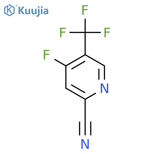 4-Fluoro-5-(trifluoromethyl)picolinonitrile structure