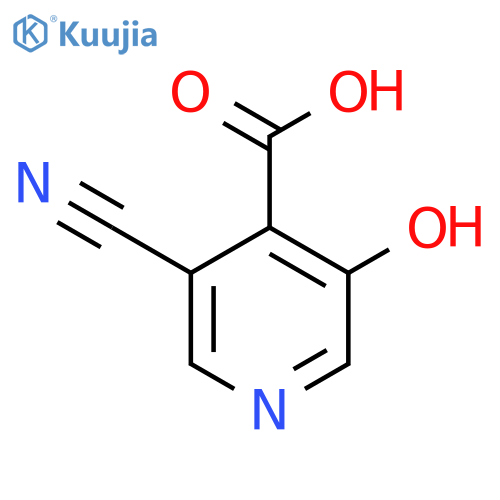 3-Cyano-5-hydroxyisonicotinic acid structure