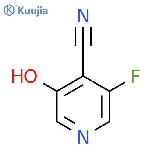 3-Fluoro-5-hydroxyisonicotinonitrile structure