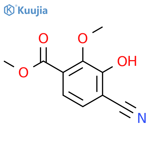 Methyl 4-cyano-3-hydroxy-2-methoxybenzoate structure
