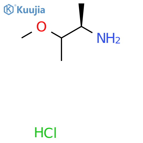 2-Methoxy-1-methyl-propylamine hydrochloride structure