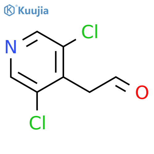 2-(3,5-dichloropyridin-4-yl)acetaldehyde structure