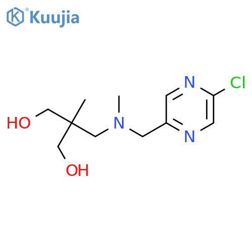 2-({[(5-Chloropyrazin-2-yl)methyl](methyl)amino}methyl)-2-methylpropane-1,3-diol structure