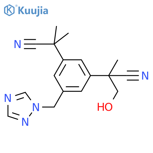 Hydroxyanastrozole structure