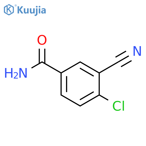 4-Chloro-3-cyanobenzamide structure