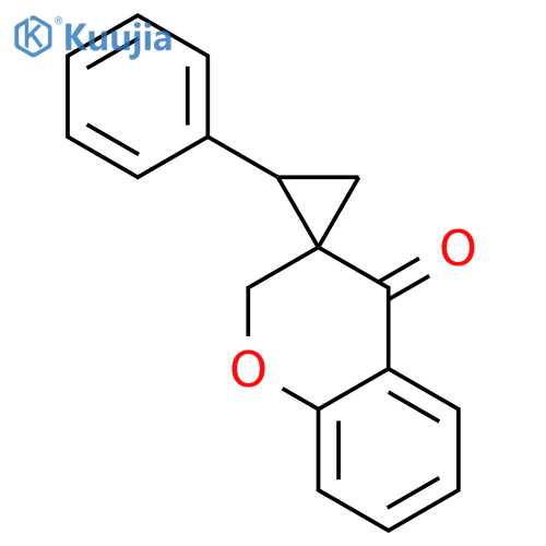 3-(1-Phenylspirocyclopropyl)-2,3-dihydro-4H-chromen-4-one structure