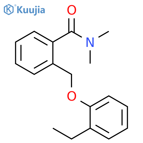 Benzamide, 2-[(2-ethylphenoxy)methyl]-N,N-dimethyl- structure