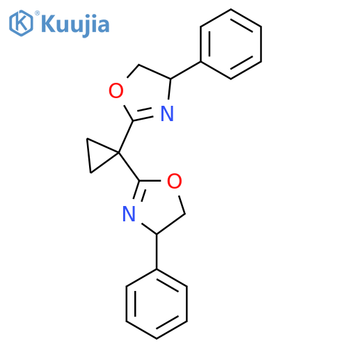 (4R,4'R)-2,2'-Cyclopropylidenebis[4,5-dihydro-4-phenyloxazole] structure