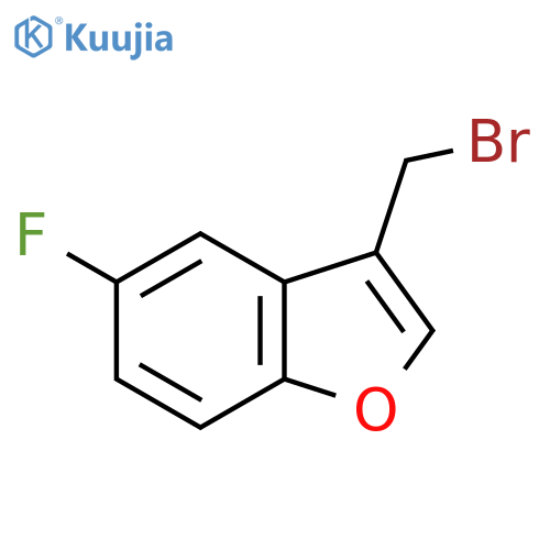 3-(Bromomethyl)-5-fluorobenzofuran structure