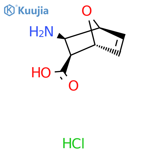 rac-(1R,2S,3R,4S)-3-Amino-7-oxabicyclo[2.2.1]hept-5-ene-2-carboxylic acid hydrochloride structure