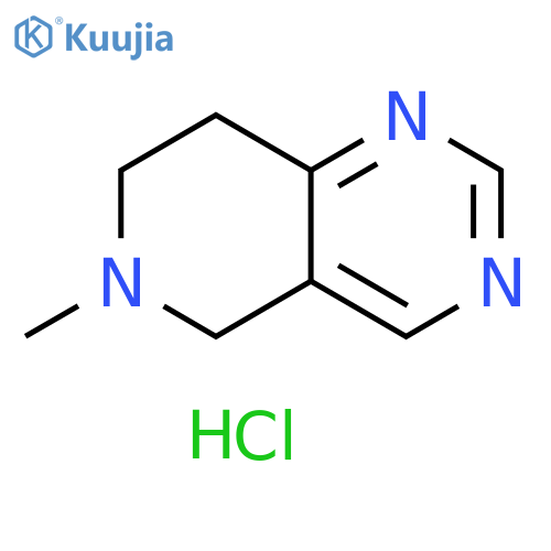 6-Methyl-5,6,7,8-tetrahydropyrido[4,3-d]pyriMidine hydrochloride structure