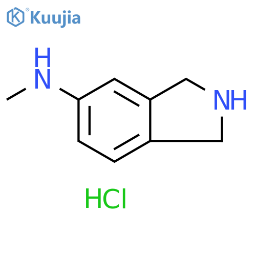 N-methyl-2,3-dihydro-1H-isoindol-5-amine dihydrochloride structure