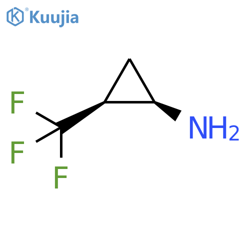 Cyclopropanamine, 2-(trifluoromethyl)-, (1R,2S)- structure