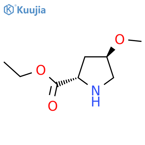 ethyl (2S,4R)-4-methoxypyrrolidine-2-carboxylate structure