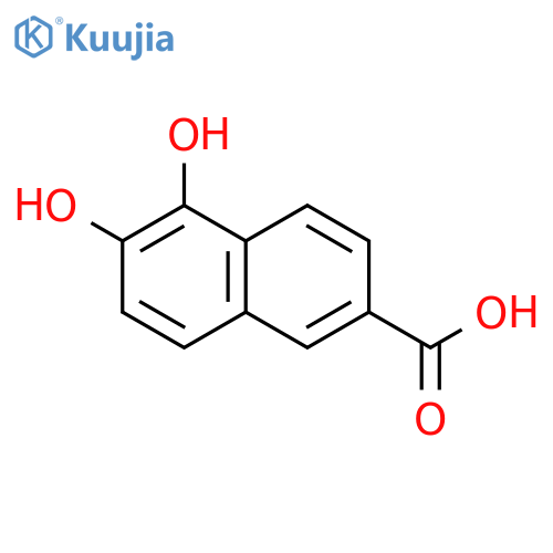 5,6-Dihydroxy-2-naphthalenecarboxylic Acid structure