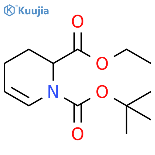 1,2(2H)-Pyridinedicarboxylic acid, 3,4-dihydro-, 1-(1,1-dimethylethyl) 2-ethyl ester structure