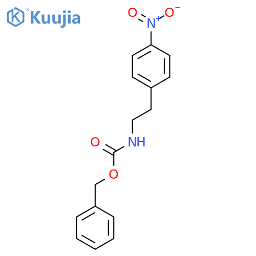 Benzyl 4-nitrophenethylcarbamate structure