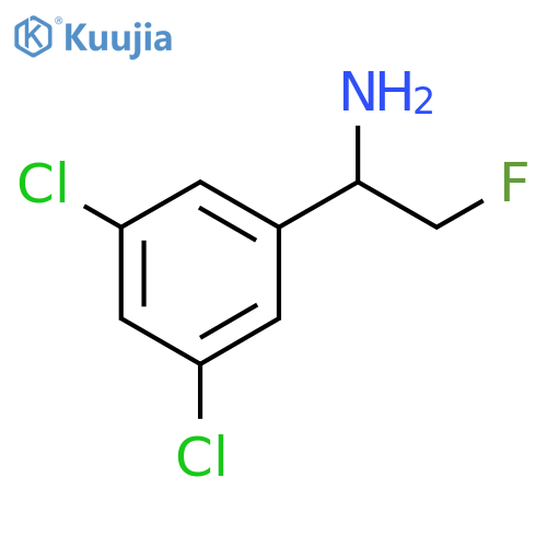 Benzenemethanamine, 3,5-dichloro-α-(fluoromethyl)- structure