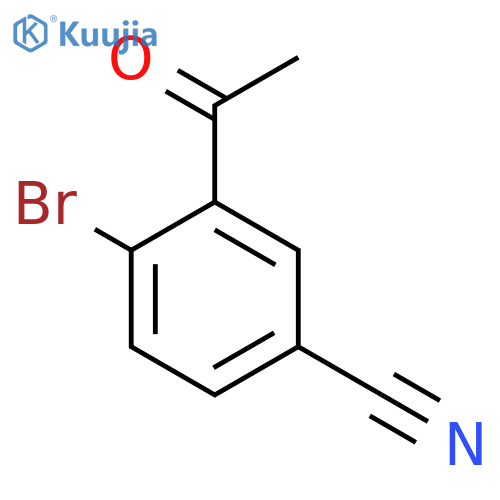 3-Acetyl-4-bromobenzonitrile structure