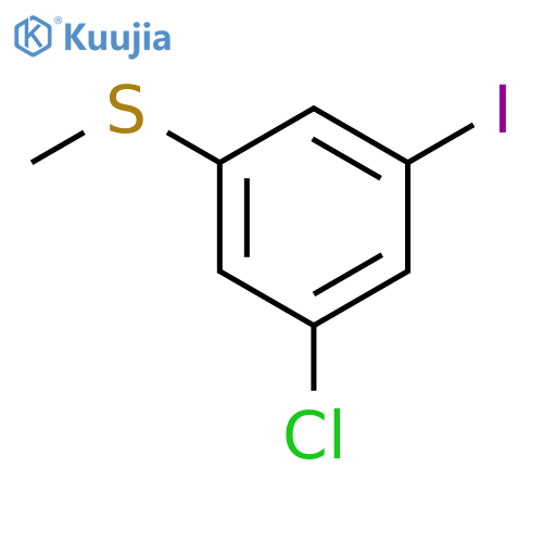 (3-Chloro-5-iodophenyl)(methyl)sulfane structure