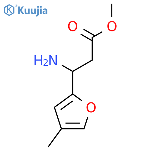 Methyl 3-amino-3-(4-methylfuran-2-yl)propanoate structure