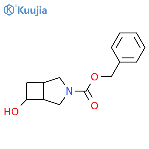 Benzyl 6-hydroxy-3-azabicyclo[3.2.0]heptane-3-carboxylate structure
