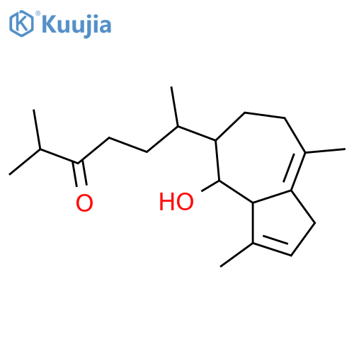 3-Heptanone,6-[(3aR,4R,5S)-1,3a,4,5,6,7-hexahydro-4-hydroxy-3,8-dimethyl-5-azulenyl]-2-methyl-,(6R)-rel-(-)- structure