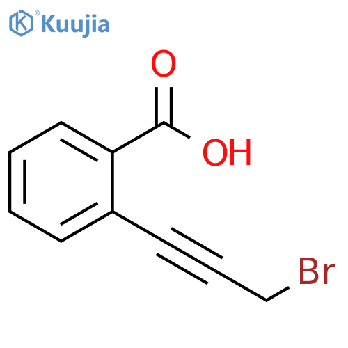 Benzoic acid, 2-(3-bromo-1-propyn-1-yl)- structure