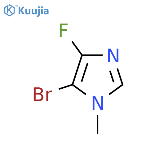 5-Bromo-4-fluoro-1-methyl-1H-imidazole structure