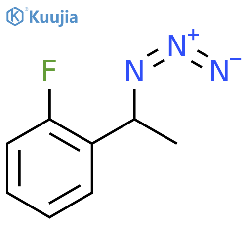 1-(1-Azidoethyl)-2-fluorobenzene structure