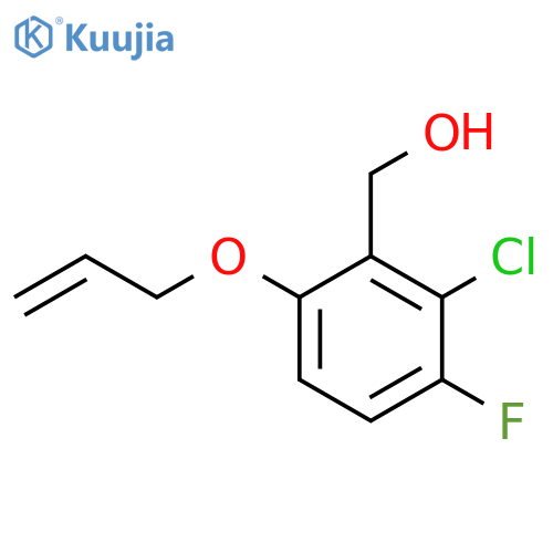 6-(Allyloxy)-2-chloro-3-fluorobenzyl Alcohol structure